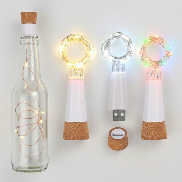 Guirlande Bouchon LED Rechargeable