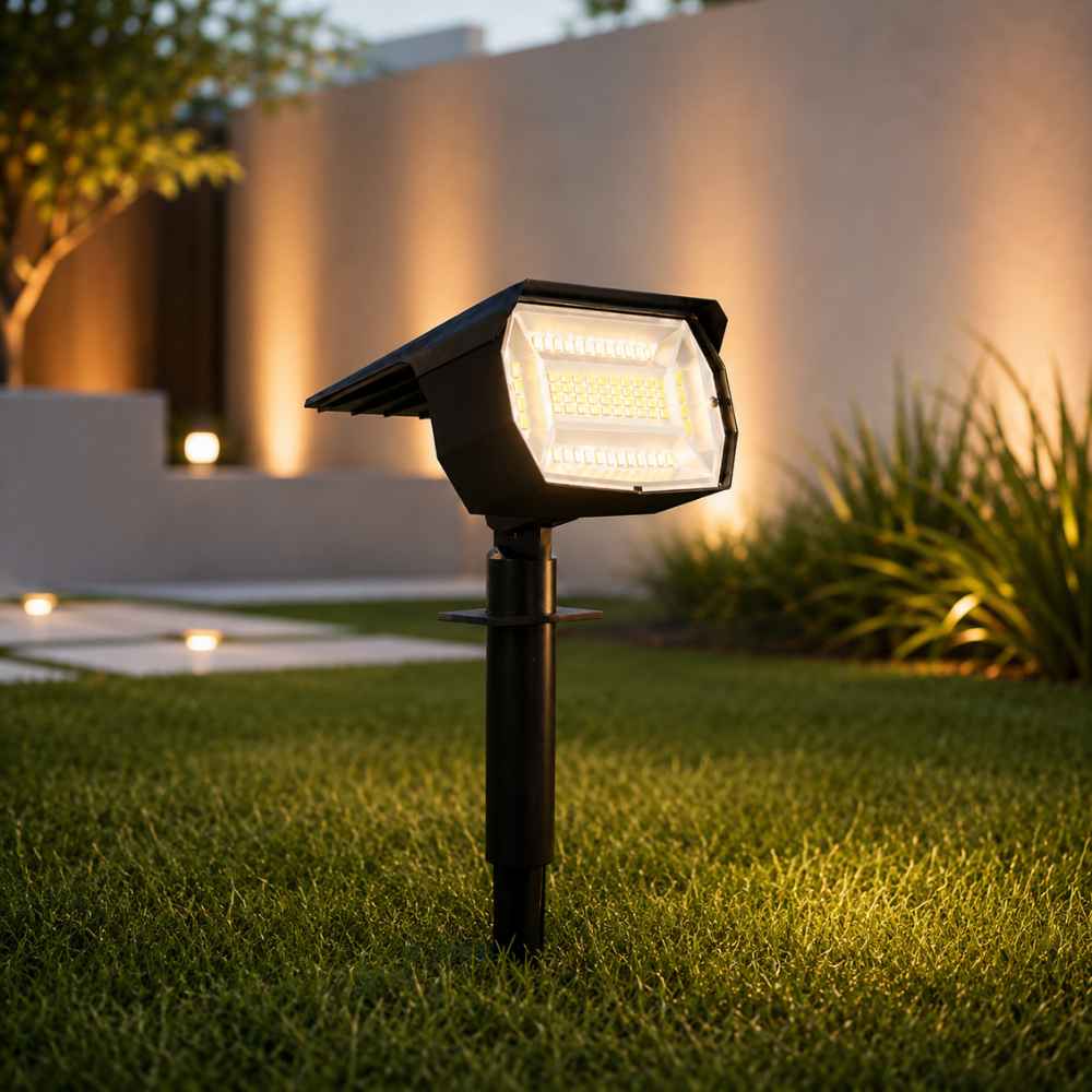 LumiVista – Projecteur LED extérieur solaire