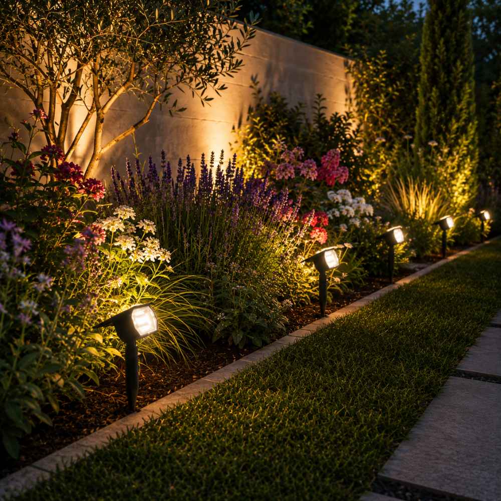 LumiVista – Projecteur LED extérieur solaire