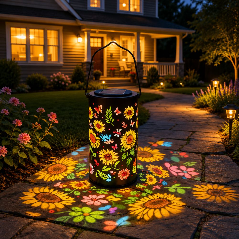 Lanterne Solaire Fleur de Lumière