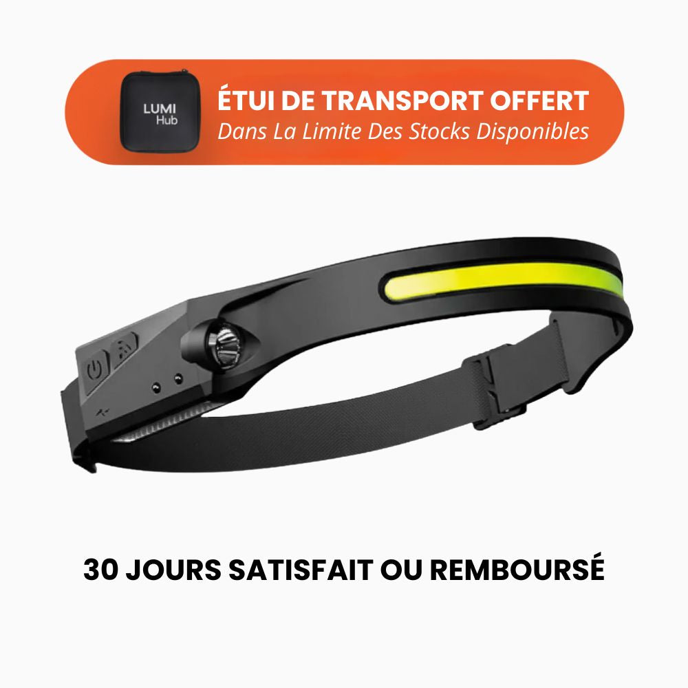 LumiHub Lampe Frontale 230°