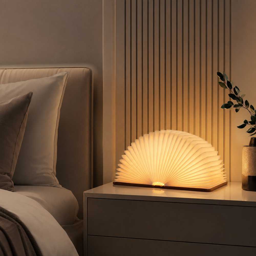 Lampe livre LED décorative utilisée comme lampe de chevet
